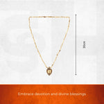 Shri Ram Charan Tulsi Mala Pendant | Blessings of Shri Ram Ji - view 2
