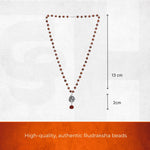 Adiyogi Rudraksha Pendant in Silver Finish - view 3
