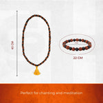 Karungali Rudraksha Mala & Bracelet