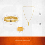 Om Combo Necklace, Ring & Bracelet