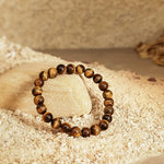 Ultimate Protection Duo: Tiger’s Eye Grounding Anklet & Shielding Bracelet - view 2