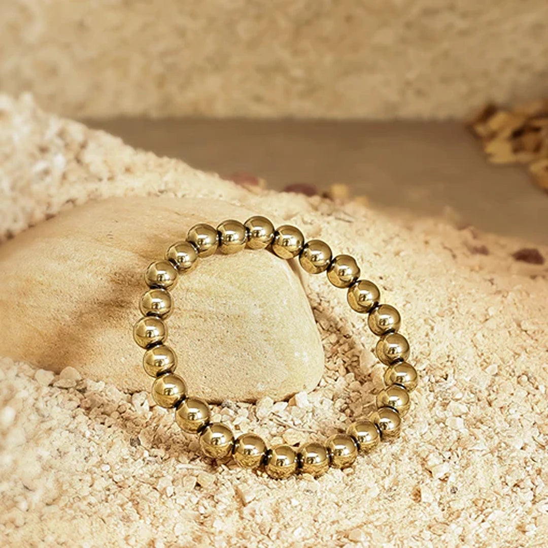 Tiger Eye and Pyrite Bracelet for Confidence and Wealth combo