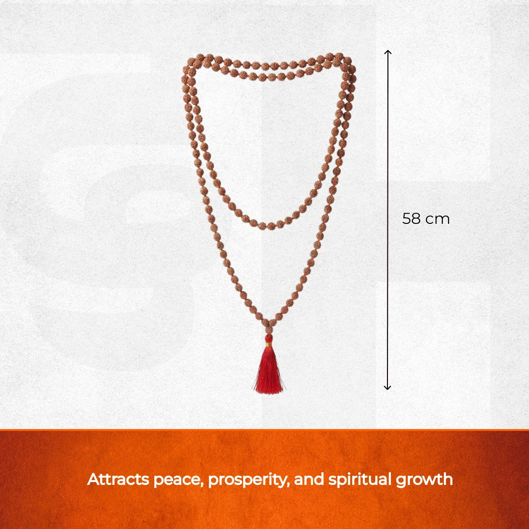 Rudraksha Jaap Mala - 108 Sacred Premium Beads - view 7