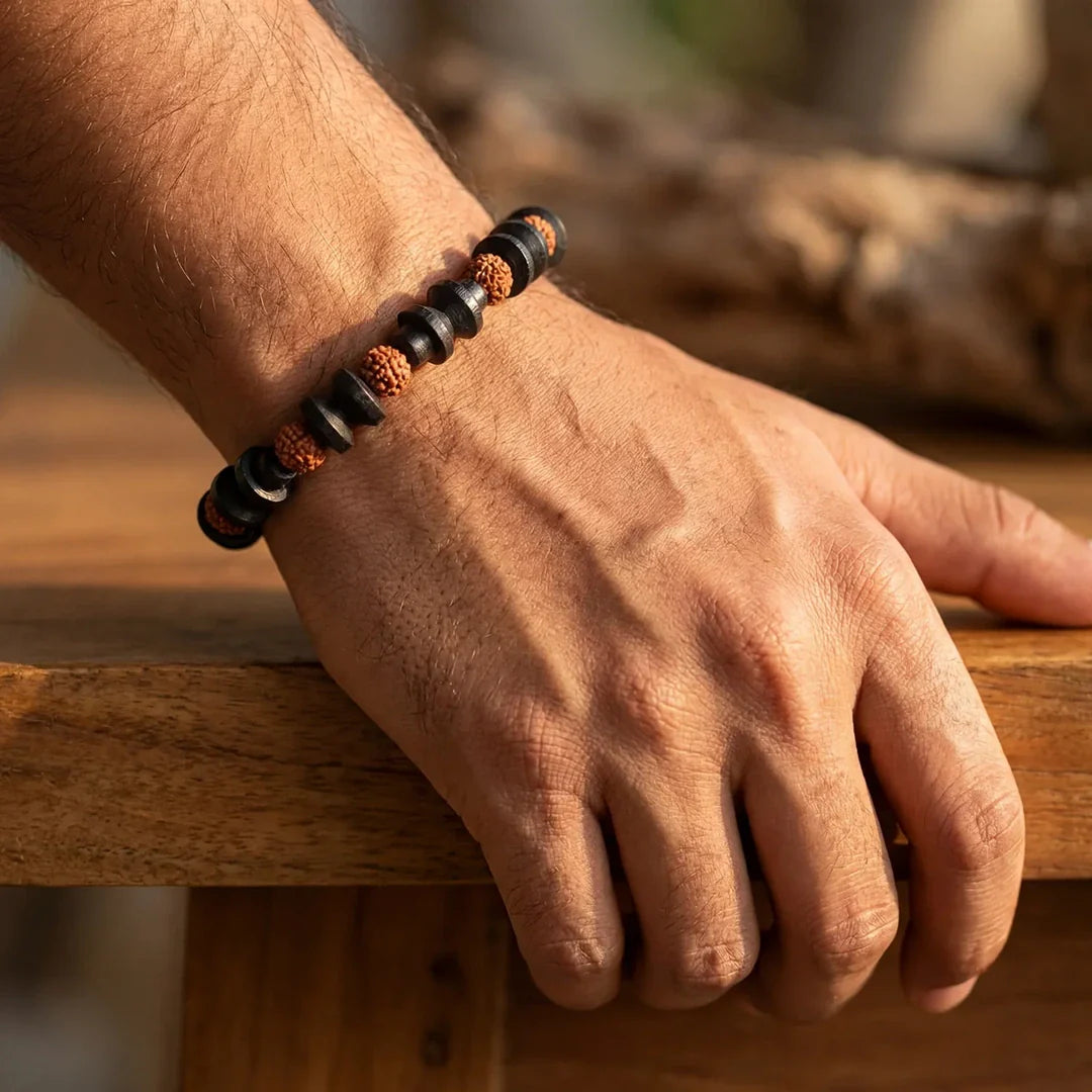 Mahakal Shivling Rudraksha Bracelet - view 6