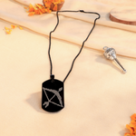 Oxidized Black Lord Rama Bow Pendant