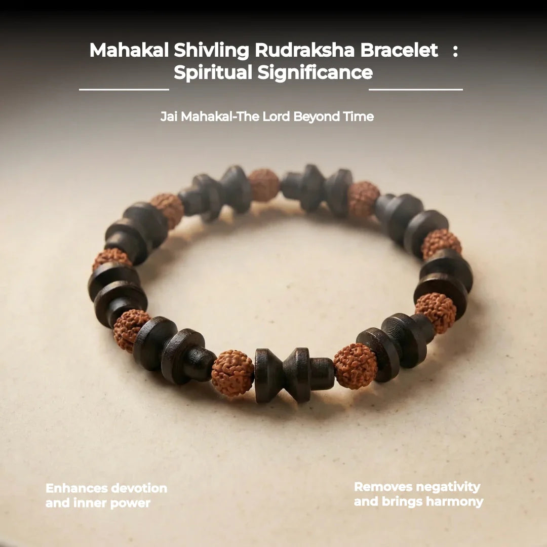 Mahakal Shivling Rudraksha Bracelet - view 8