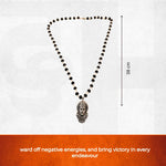 Karungali Mala with Hanuman Face - Silver - view 8