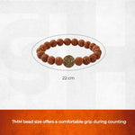 OM Rudraksha Bracelet Cosmic Energy Wristband - view 2