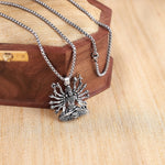 Silver Plated Mahadev Rudra Avatar Pendant