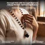Karungali Mala with Karungali Bead and Adiyogi Pendant - view 11