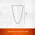 Tulsi Rudraksha Mala Silver Cap 54 beads - view 2