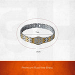 Om Gold Plated Duotone Bracelet - view 2