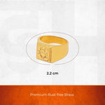 Divine Gold Plated Ganesha Ring
