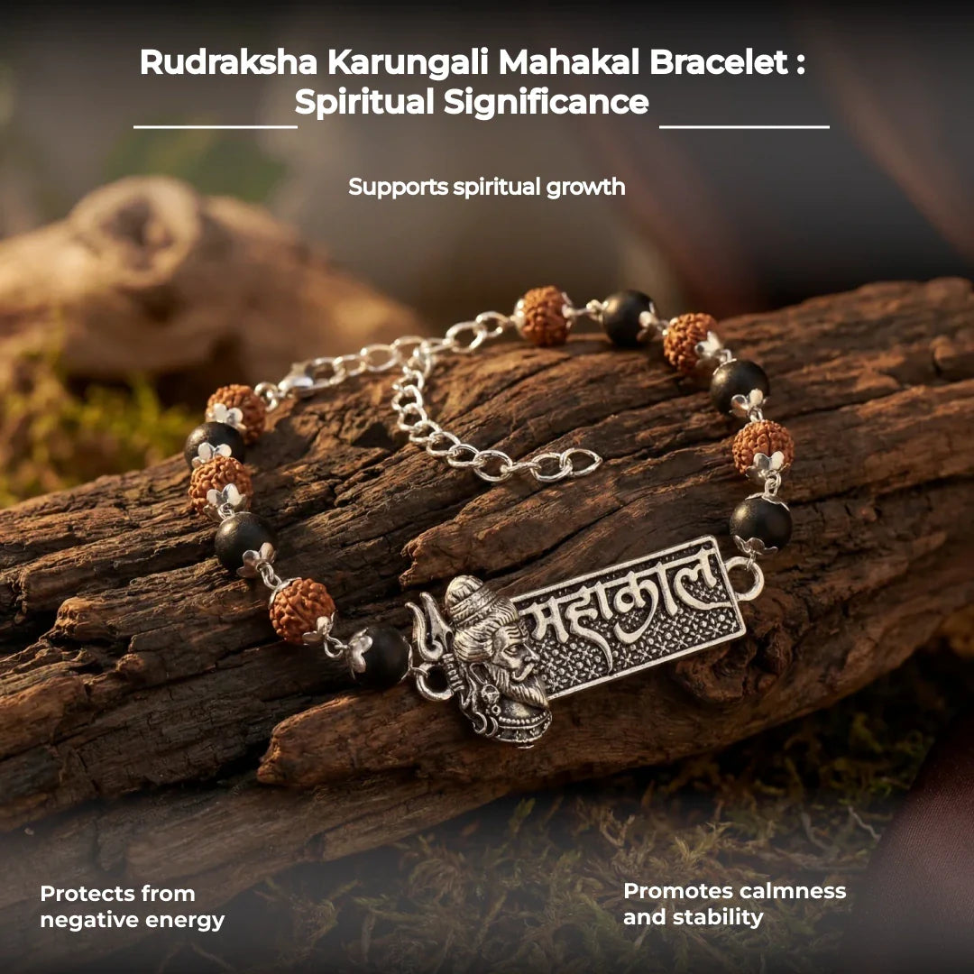 Rudraksha Karungali Mahakal Bracelet - view 8