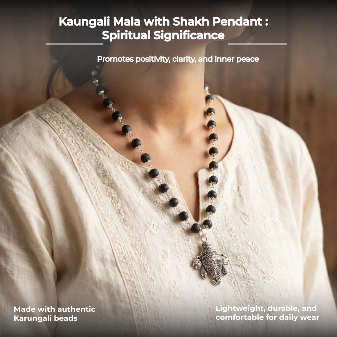 Kaungali Mala with Shakh Pendant - view 7