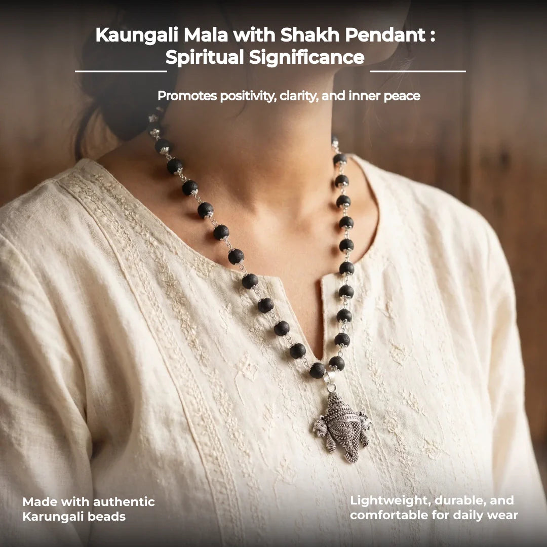 Kaungali Mala with Shakh Pendant - view 16