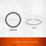 Raw Pyrite Wealth Magnet Duo | Natural Pyrite Crystal Anklet and Bracelet - view 3