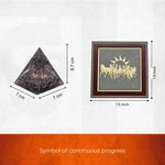 7 Horses Pyrite Frame for Wealth and Success with Pyrite Pyramid combo - view 5