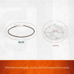 Tiger Eye Anklet for Confidence and Courage with Free Selenite Combo - view 3