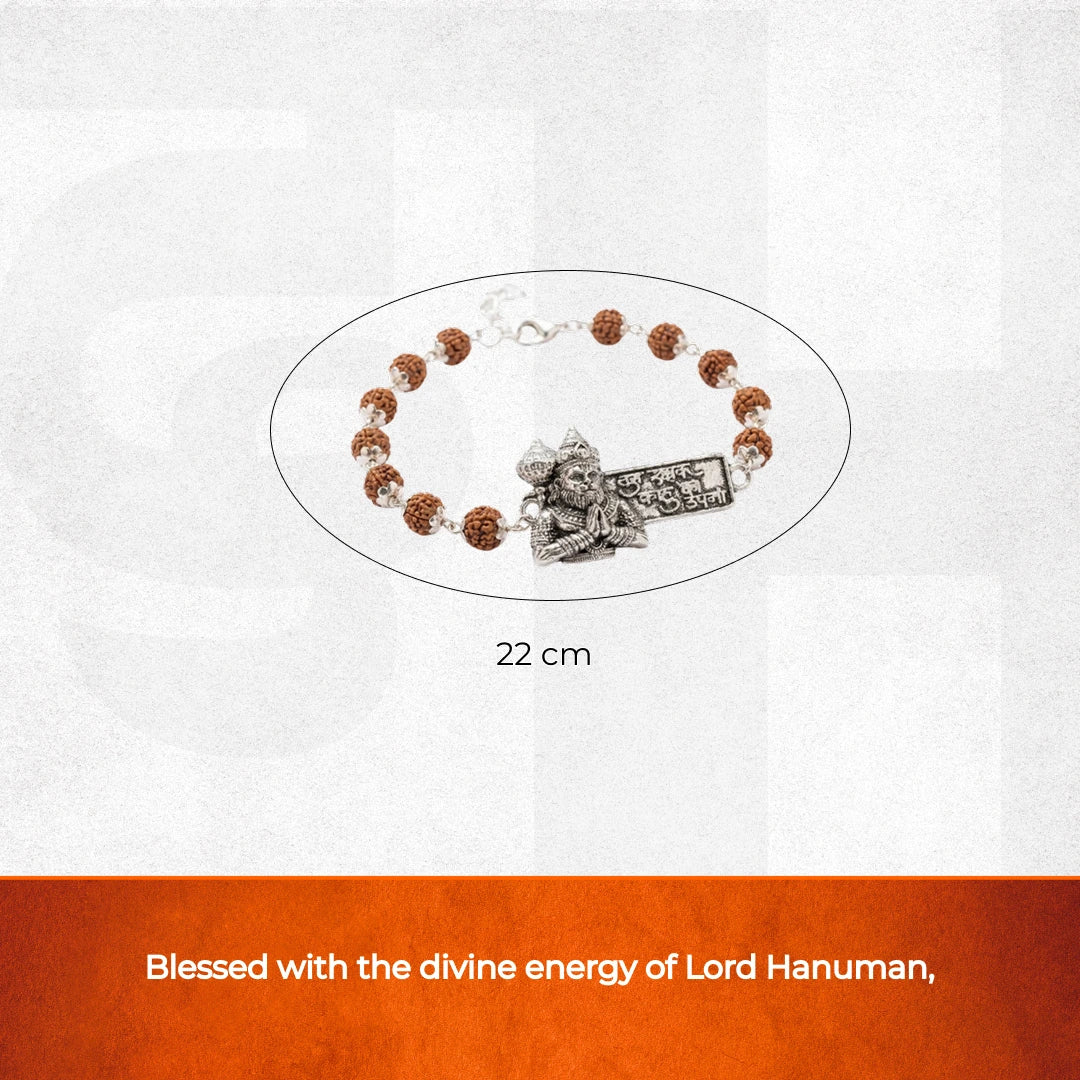 Rudraksha Hanuman Rakshak Bracelet - view 7