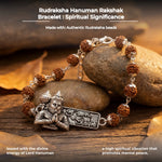 Rudraksha Hanuman Rakshak Bracelet - view 4