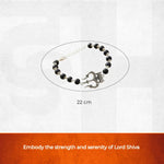 Karungali Silver Cap Trishul Damroo Bracelet - view 11