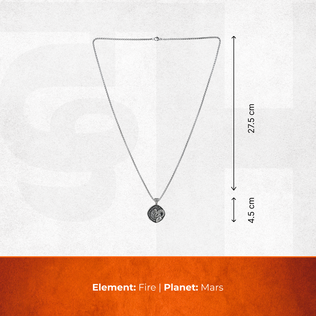 Aries (Mesh) Rashi Pendant - view 8