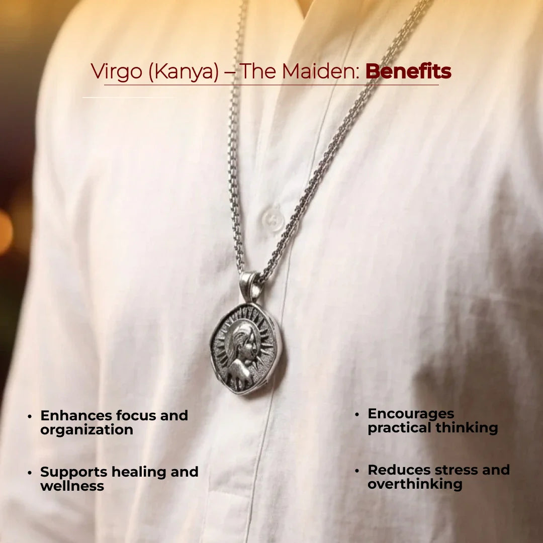 Virgo (Kanya) Rashi Pendant - view 10