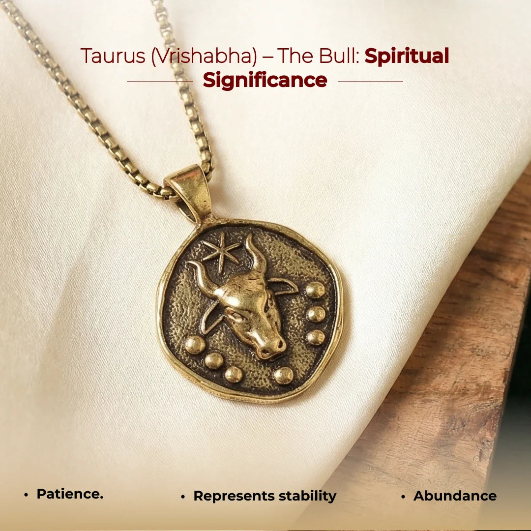 Taurus (Vrishabha) Rashi Pendant - view 18