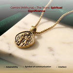 Gemini (Mithun) Rashi Pendant - view 18