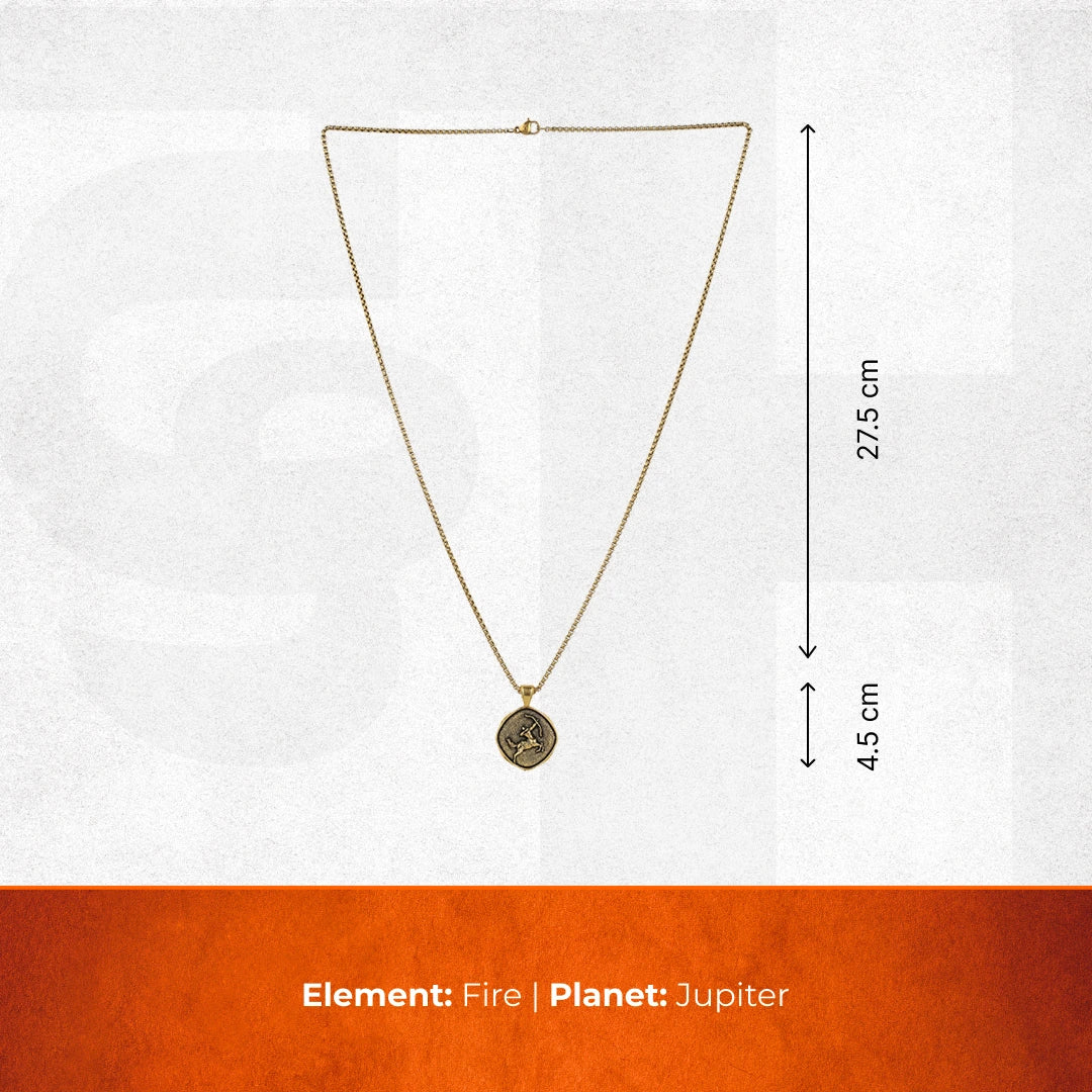 Sagittarius (Dhanu) Rashi Pendant