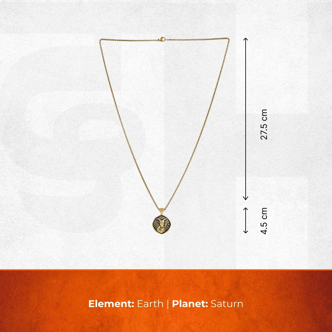 Capricorn (Makar) Rashi Pendant
