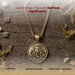 Leo (Singh) Rashi Pendant - view 14