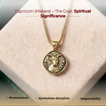 Capricorn (Makar) Rashi Pendant - view 2