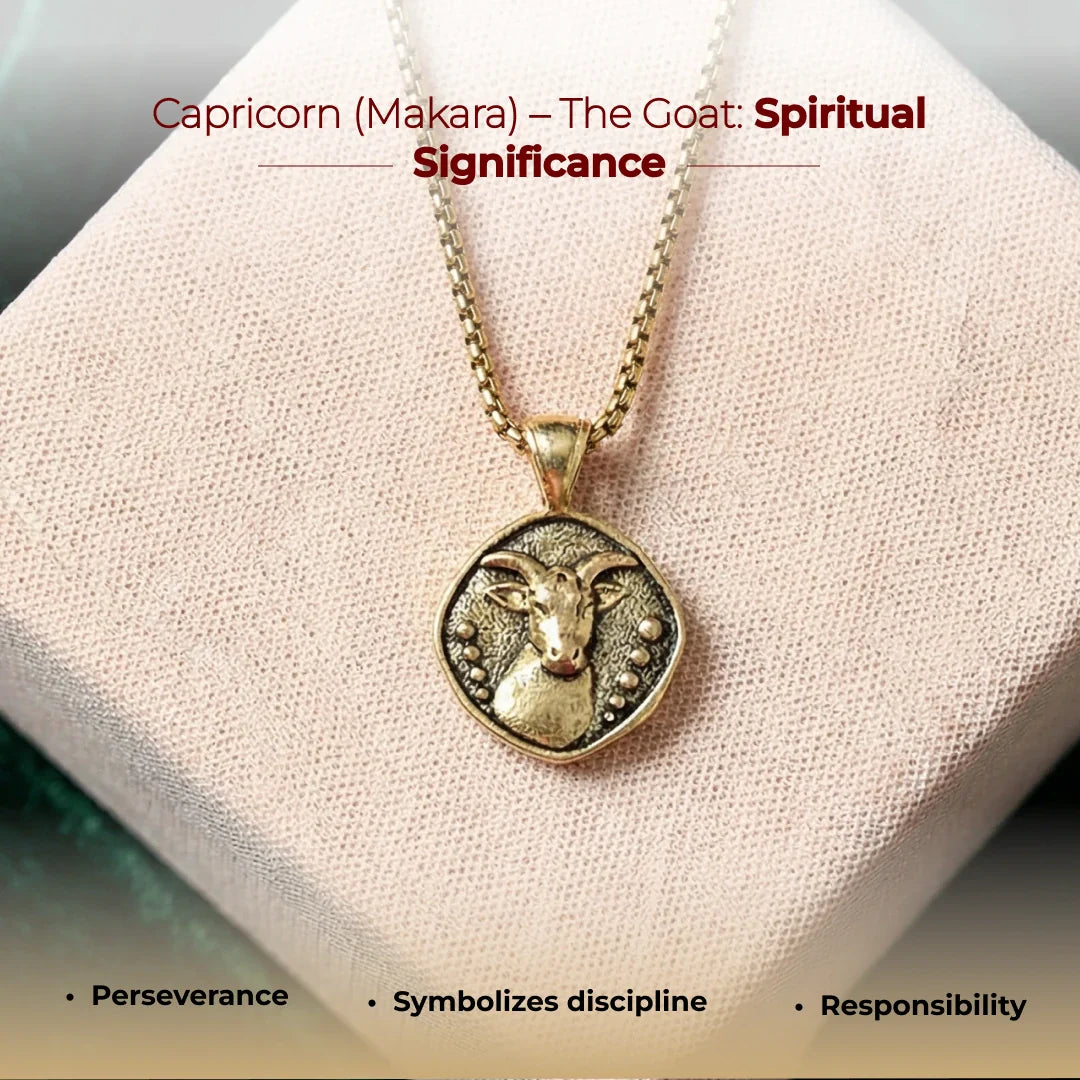 Capricorn (Makar) Rashi Pendant - view 18