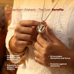 Capricorn (Makar) Rashi Pendant - view 3