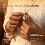 Capricorn (Makar) Rashi Pendant - view 10