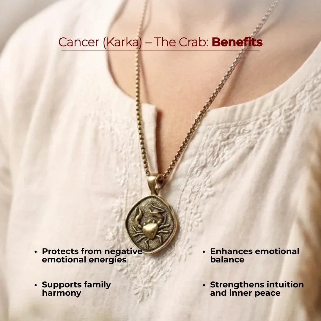 Cancer (Karka) Rashi Pendant - view 22