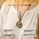 Aries (Mesh) Rashi Pendant - view 19