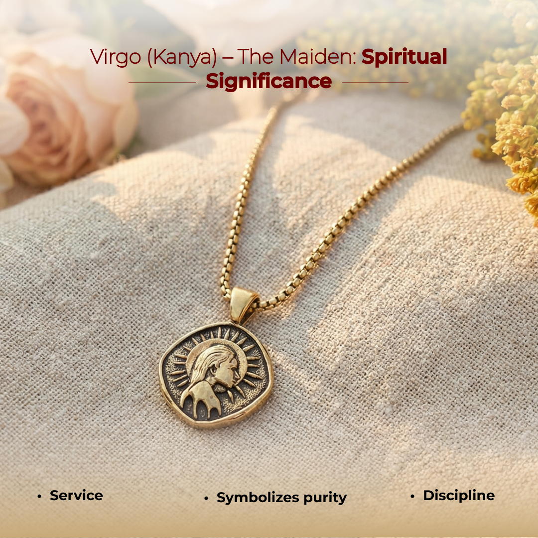 Virgo (Kanya) Rashi Pendant - view 9