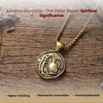 Aquarius (Kumbh) Rashi Pendant - view 19
