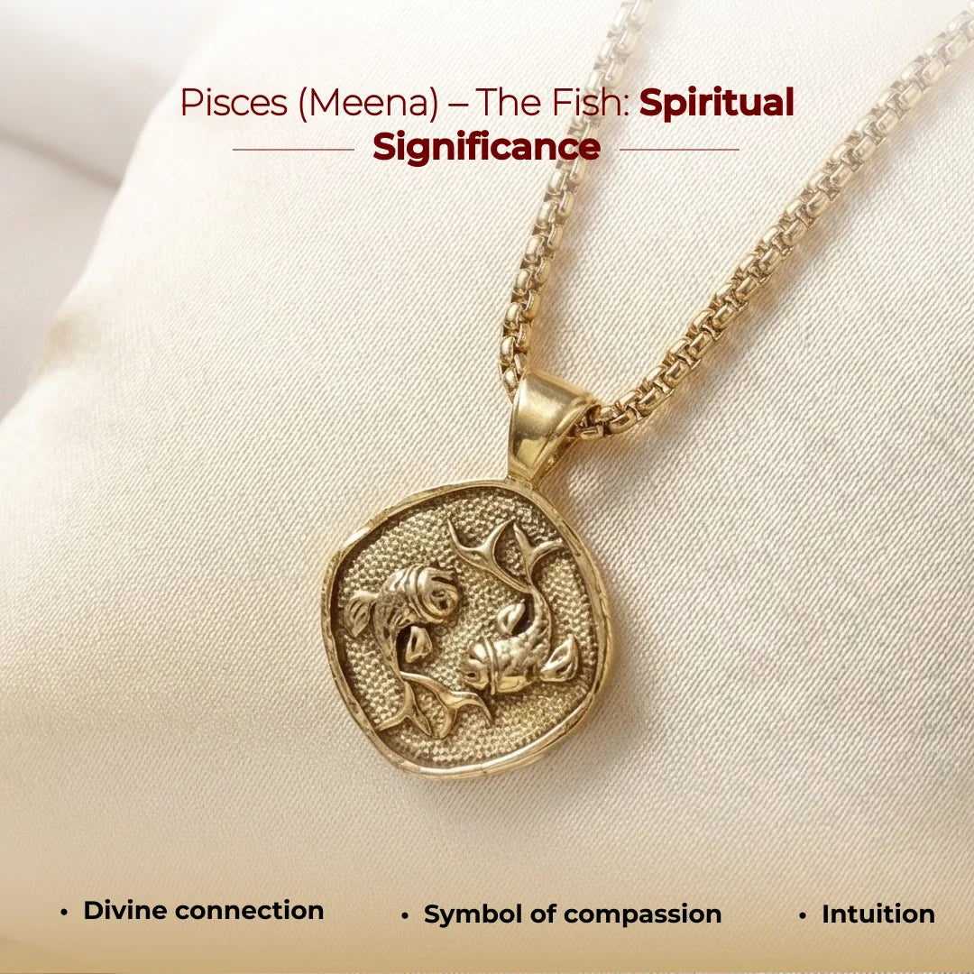 Pisces (Meen) Rashi Pendant - view 10
