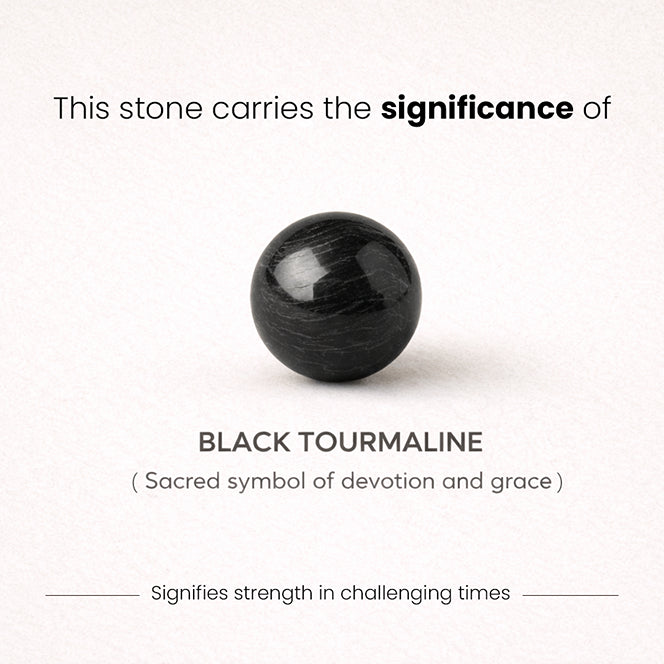 Black Tourmaline Anklet