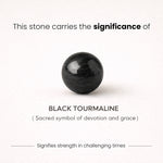 Black Tourmaline Anklet