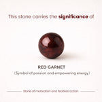 Red Garnet Anklet