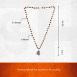 Shiv Murugan Rudraksha Pendant in Silver Finish - view 3
