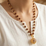 Rudraksha Mala with 9 Mukhi Rudraksha - view 4