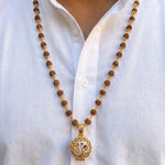 Rudraksha Mala with 9 Mukhi Rudraksha - view 14