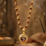 Rudraksha Mala with 9 Mukhi Rudraksha - view 10