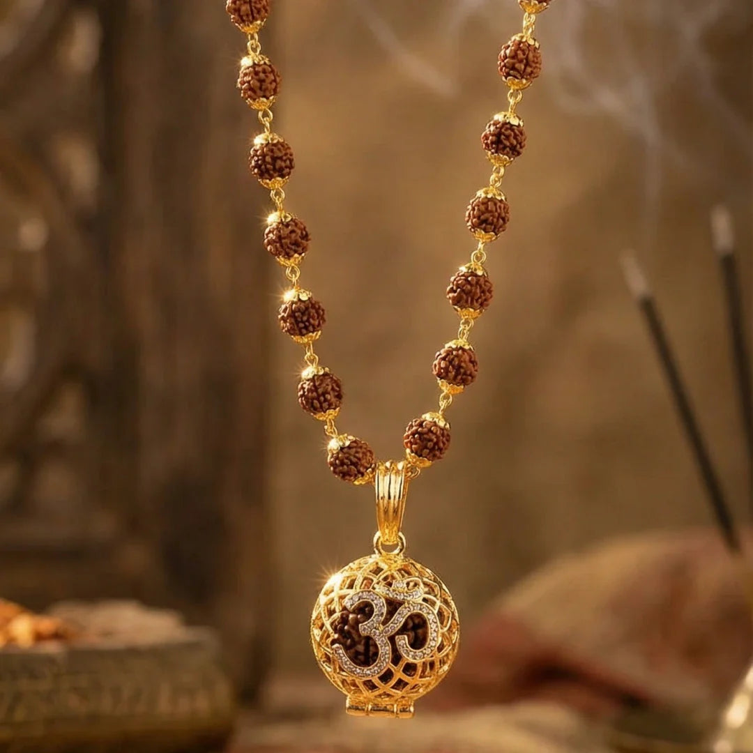 Rudraksha Mala with 9 Mukhi Rudraksha - view 10